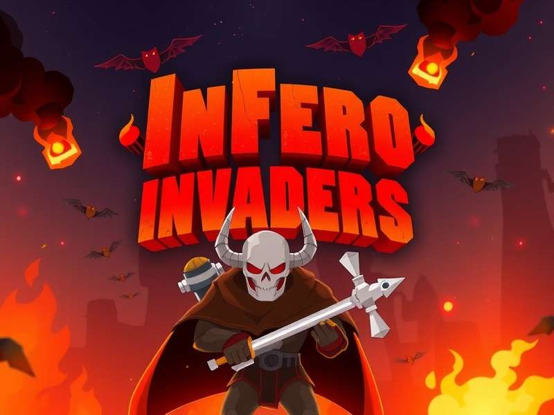 Inferno Invaders Game Banner